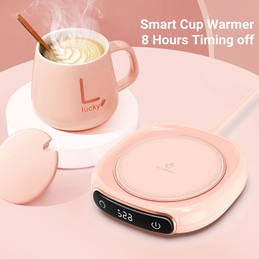 (Aww Shitz) Coffee Mug Warmer Warm Coaster Smart Heating Cup Thermal Insulation Constant Temperature Coaster Heating Pad Desktop - #shop_name