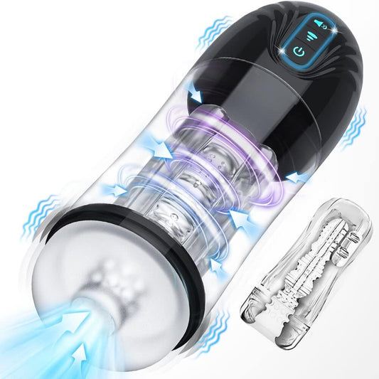 ( Strokez) Custom Automatic Sucking Male Masturbators Cup Penis Pump for Men's Sex Pleasure - #shop_name