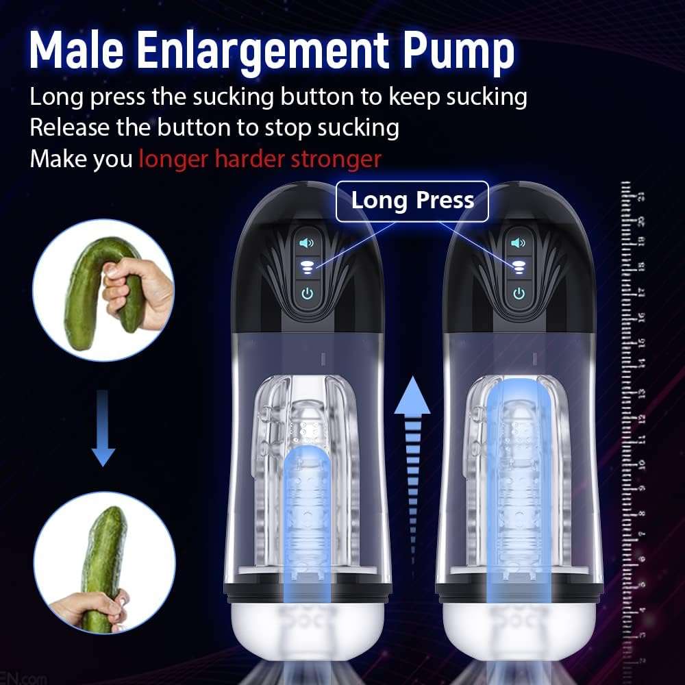 ( Strokez) Custom Automatic Sucking Male Masturbators Cup Penis Pump for Men's Sex Pleasure - #shop_name